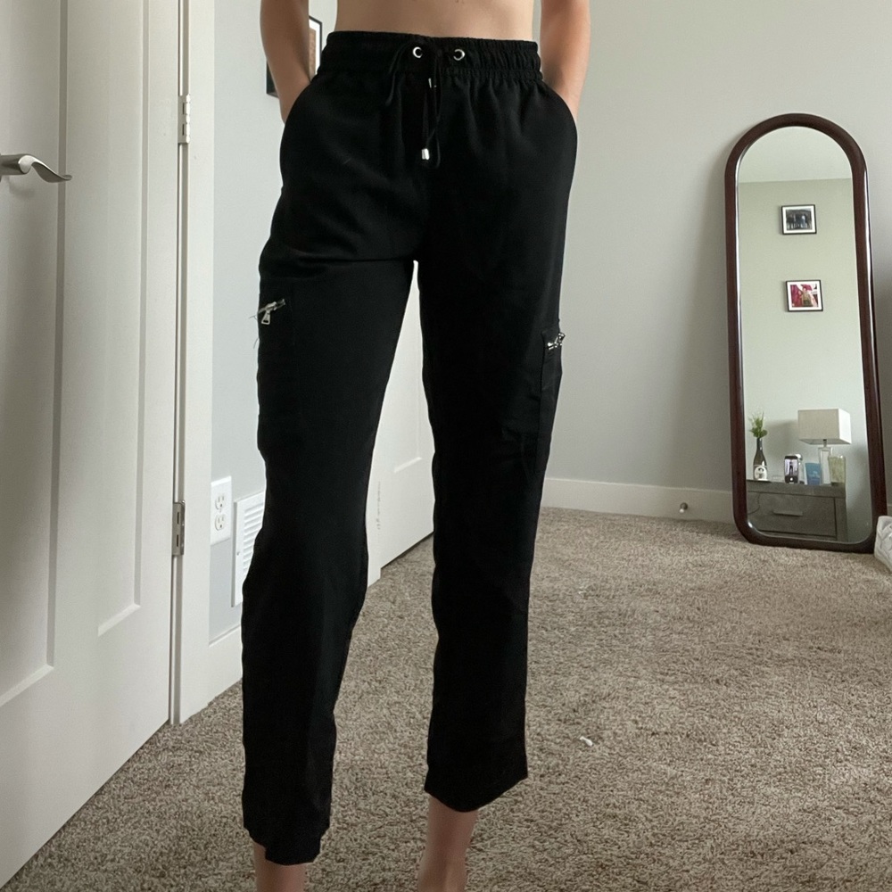 Express black dressy jogger